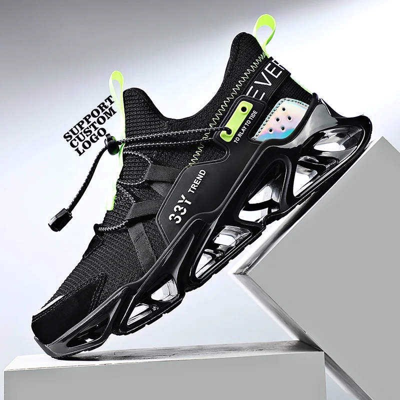  New Fashion Sports Running Shoes Men Summer Mesh Jogging Outdoor Popular Blade Sole Student Trended men