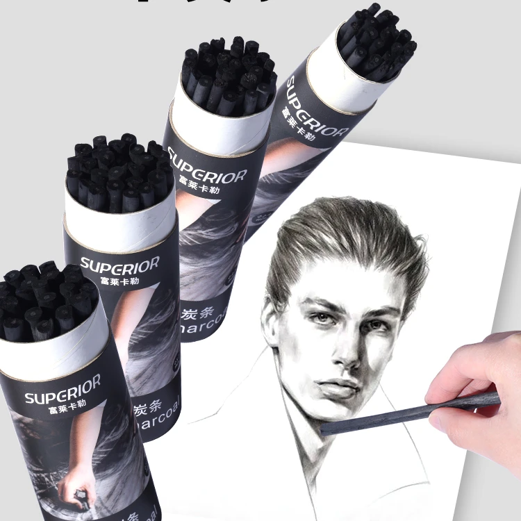 charcoal pencil stick drawing charcoal stick