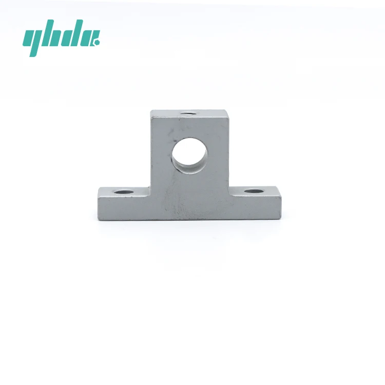 New GCJ08 3mm 20mm 50mm Shaft Aluminum Linear Motion Rail Clamping Guide Support Screw Fixing Shaft Support for CNC Machine