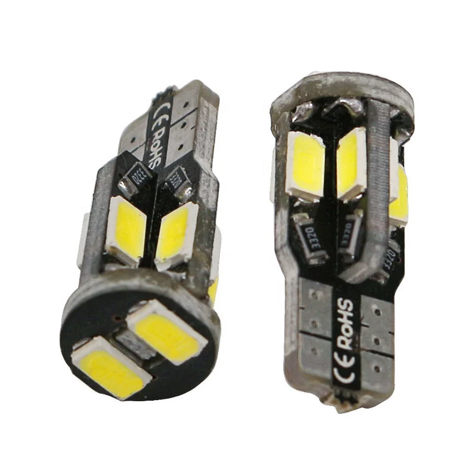 RUTENSE Car License Plate Bulb Car Roof Dome Interior Light 5W 12-24V T10 LED Canbus T10 LED Interior Lights