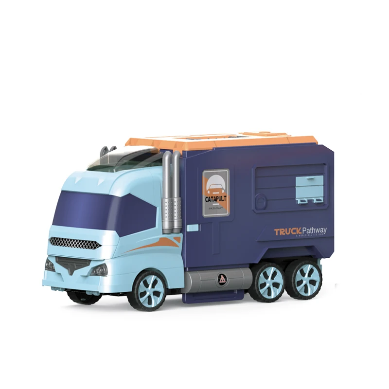 SINOVAN CE ROSH Hot Selling Toy Truck Transform Track Trailer truck with sound