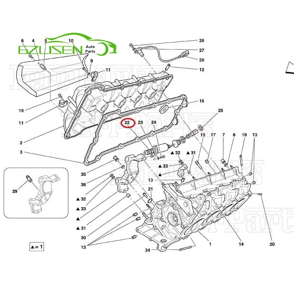 FIT FOR FERRARI F430 COUPE SPIDER SCUDERIA 599 ORIG GENUINE NEW PART SOLENOID VALVE VARIATOR OEM 250646