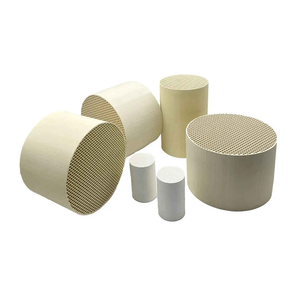 Honeycomb Ceramic Catalyst Carrier For Three Way Catalytic Converter Euro 1