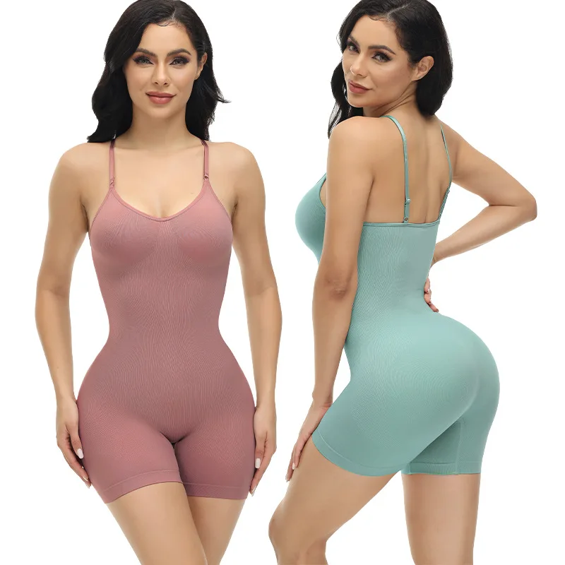 Hot sale wholesale price Elastic slimming jumpsuit plus size Abdominal tightening and hip lifting one-piece suit  for women