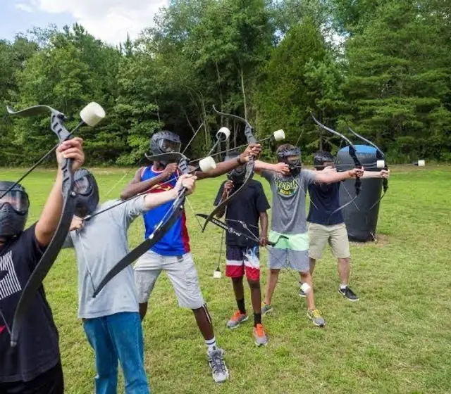 wholesale archery arena tag bow arrow head dodgebow foam tip