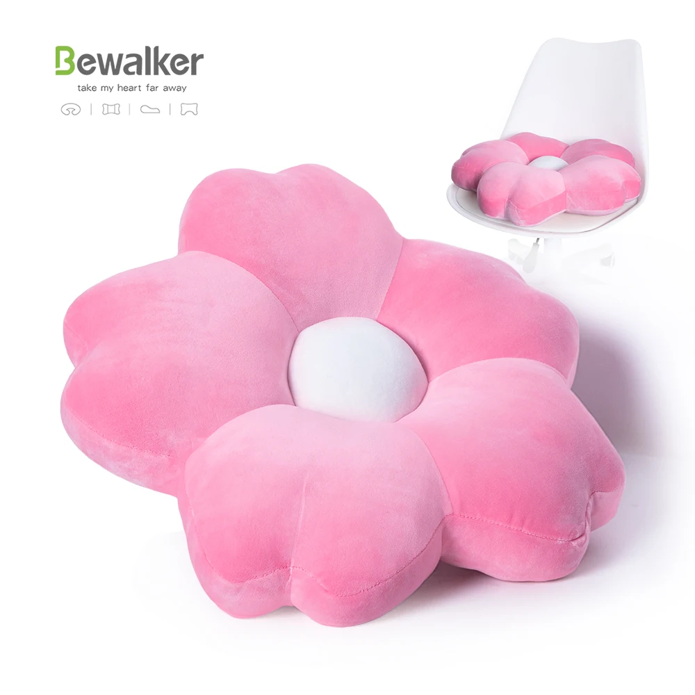 Chair Car Travel Flower Shape Seat Cushion Cotton Round Seat Cushion Pillow PP cotton Tailbone Cushion