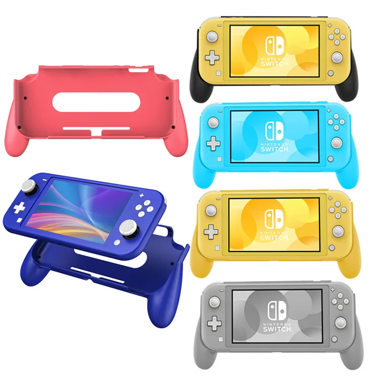 For Nintendo Switch Lite Console Cover Full Protective Back Cover Anti-slip Handle Bracket Grip Case Video Game Accessories