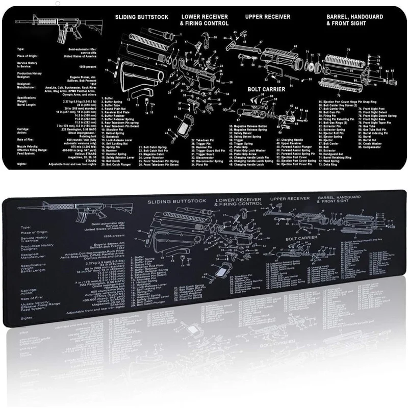 High Quality Durable SBR Cleaning Mat Waterproof custom desk mat Oil Resistant Oil Resistant Neoprene mouse mat