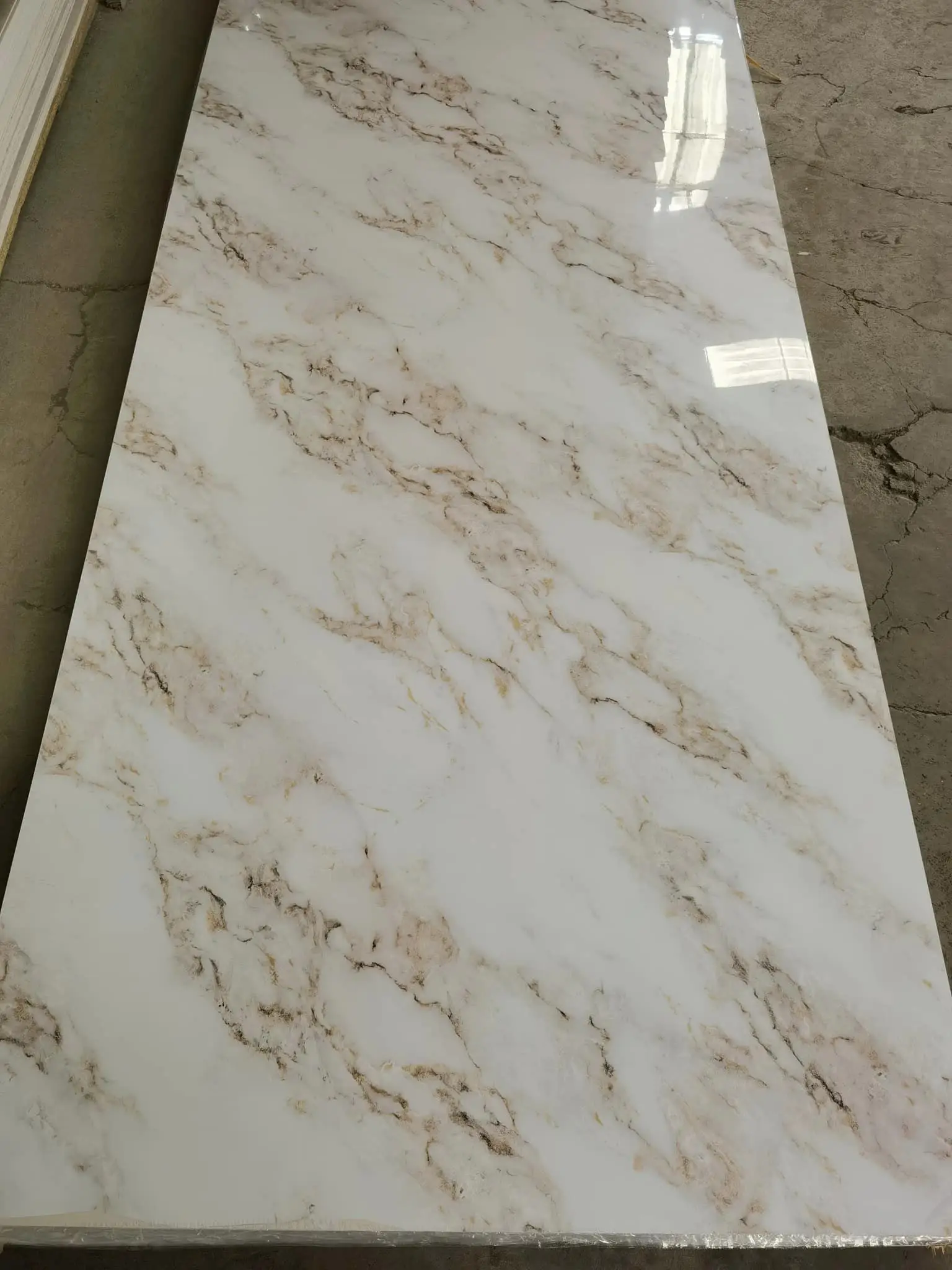 1220*2440mm 1220*2800mm 1220*2900mm PVC UV Marble Sheet Wall Panel Board