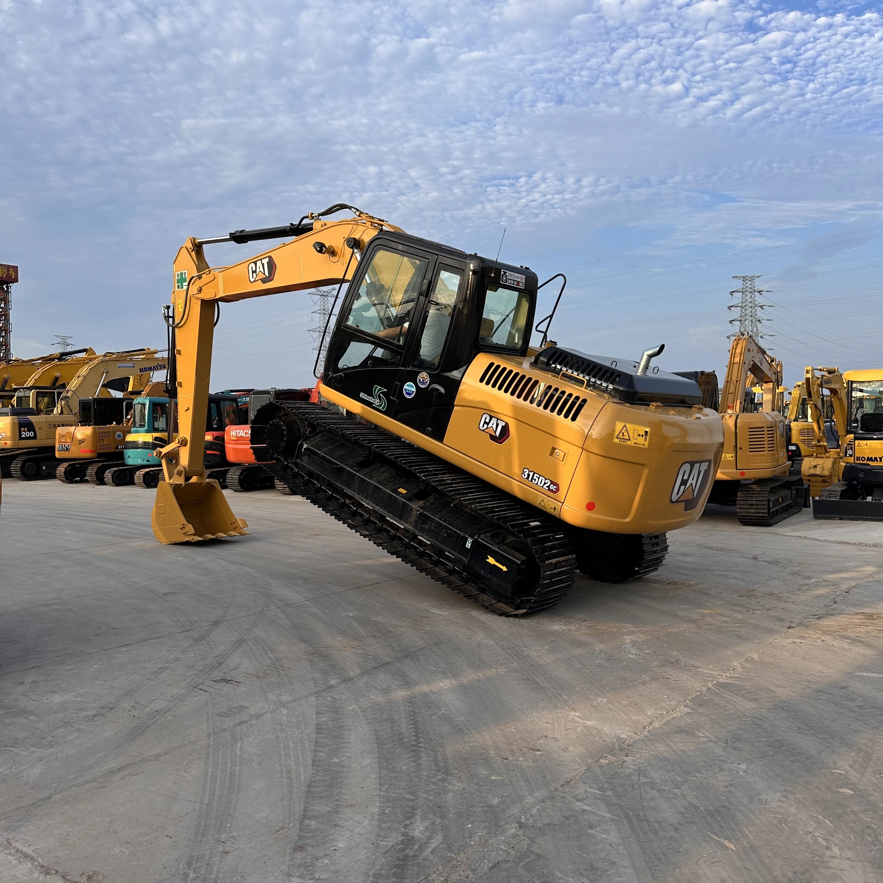 Используется оригинальный гусеничный экскаватор Caterpillar Cat315D2GC 15 тонн гидравлический цилиндровый строительное оборудование машина для продажи