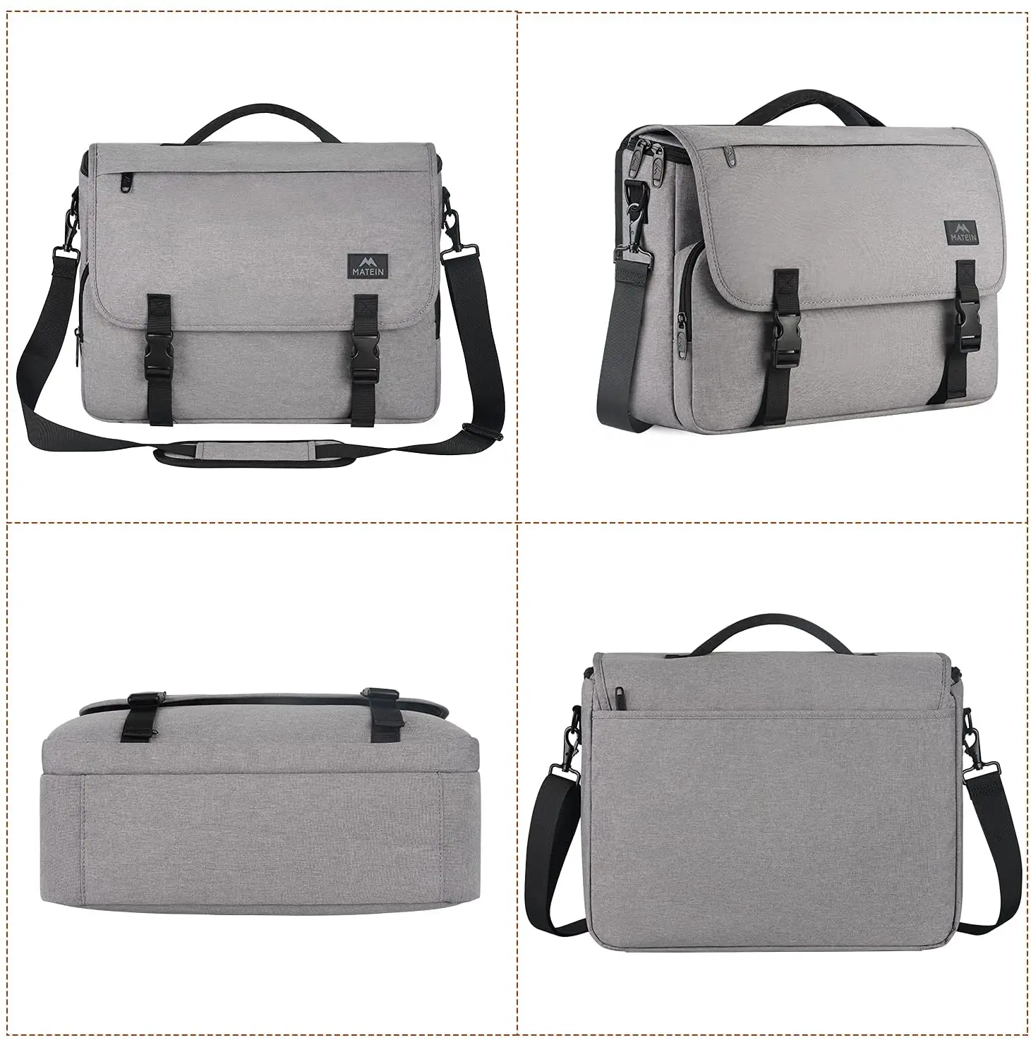 Wholesale custom trendy Business Briefcase Men Casual Laptop Bags Nylon shoulder Crossbody Messenger