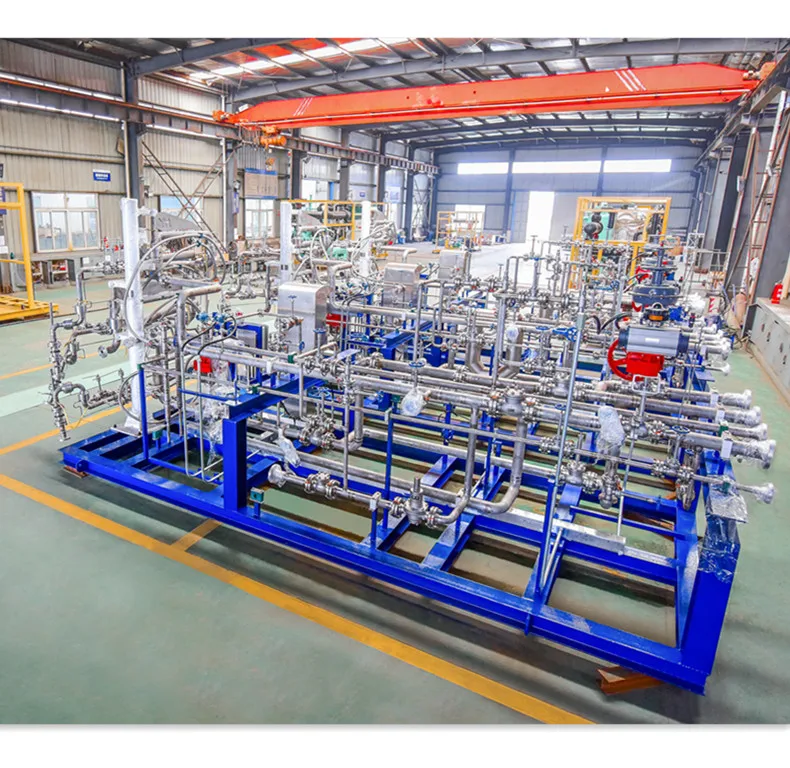 High reliability low temperature installation LPG Top and Bottom Loading Packages with loading arm flowmeter batch controller