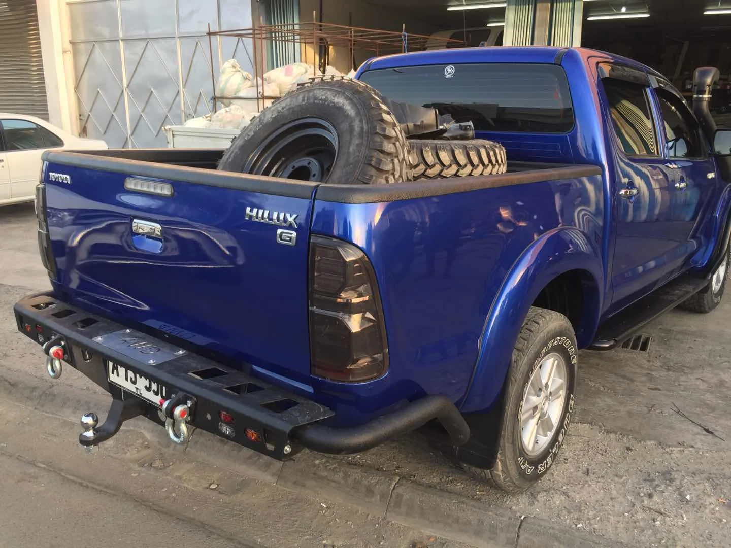 wholesalers 4x4 Pick up Front Bumper Car Accessories Of Body Kit Fit For TOYOTA HILUX VIGO 2012-2014 WITH LAMP & STONE GUARD