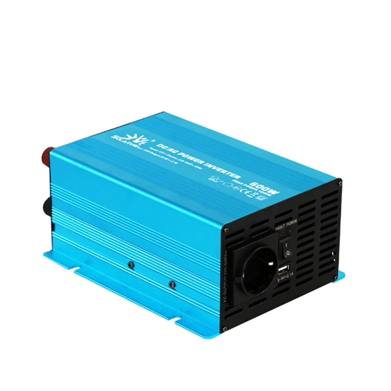 Портативный 600 Вт AC DC резервный аккумулятор Солнечный автомобильный инвертор питания USB