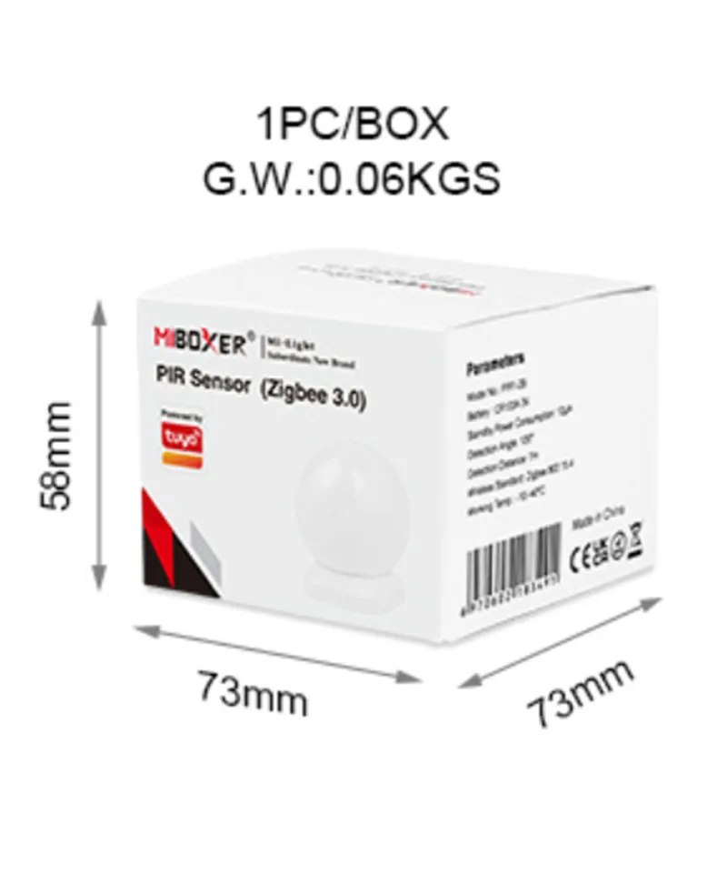 PIR1-ZB PIR сенсор Zigbee 3 0 управление приложением Smart Linkage следовать zigbee Стандартный контроллер протокола