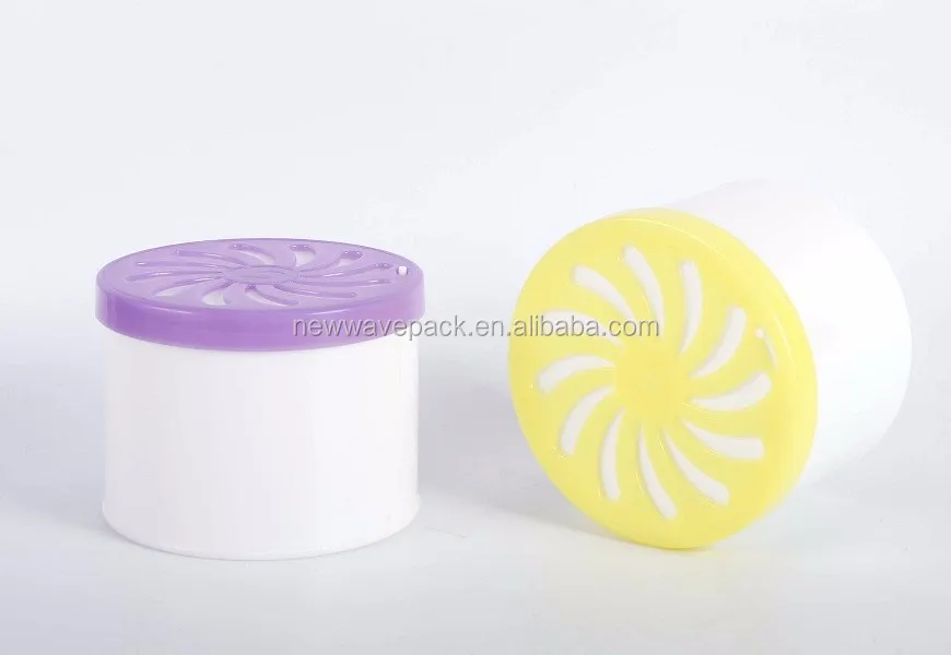 Round plastic emtpy air freshener diffuser jar with lid for 50g 70g 100g PP jar