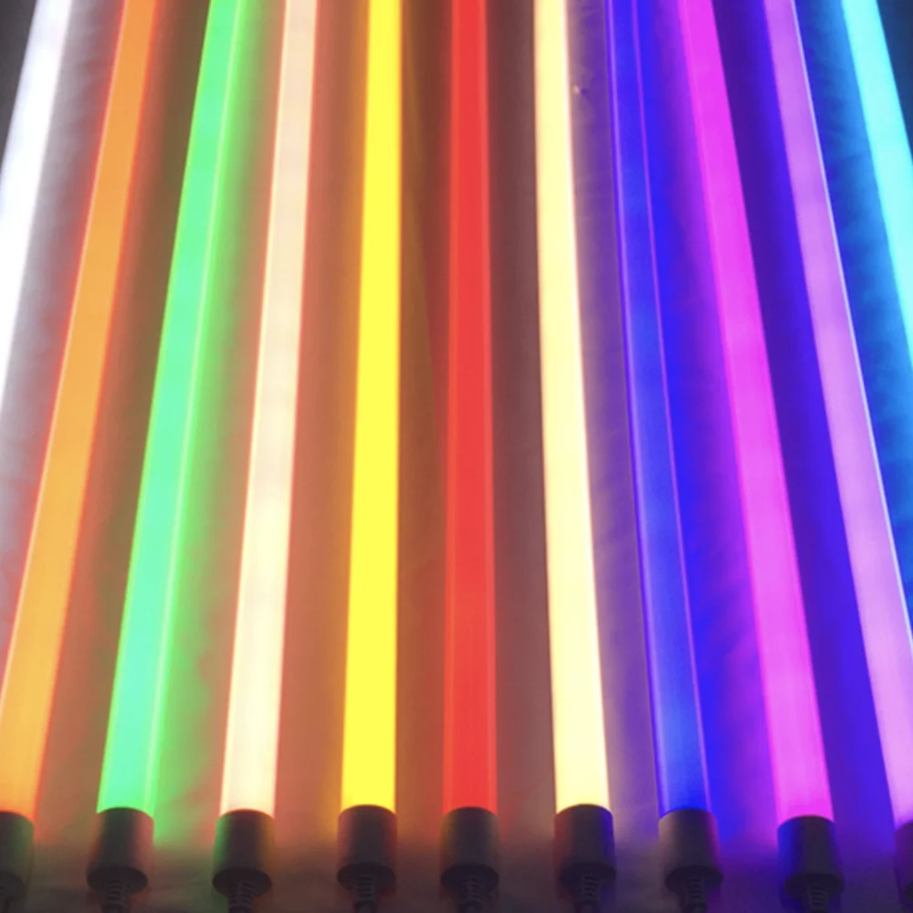 Thailand Outdoor Colorful LED Tube Light 2FT 4FT T8 Waterproof Color Tube