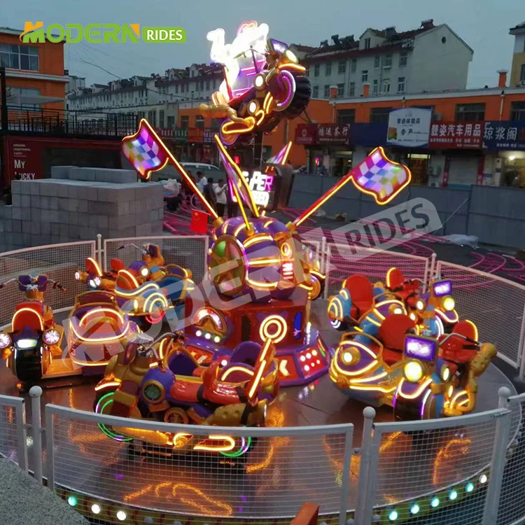 carousel ride swing ride theme park luna park playground kids amusement park equipment  super car ride for sale