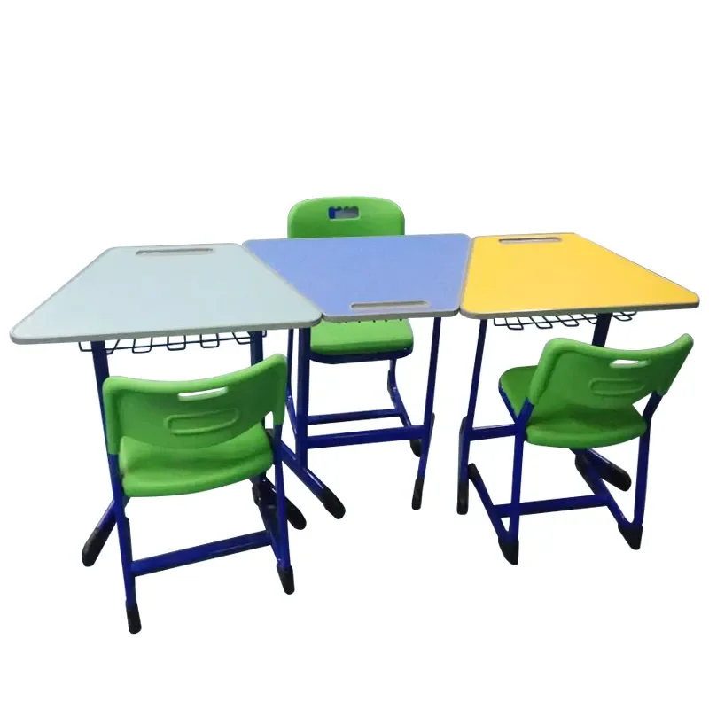 beautiful and simple  school furniture for students classroom furniture trapezium desks and chairs