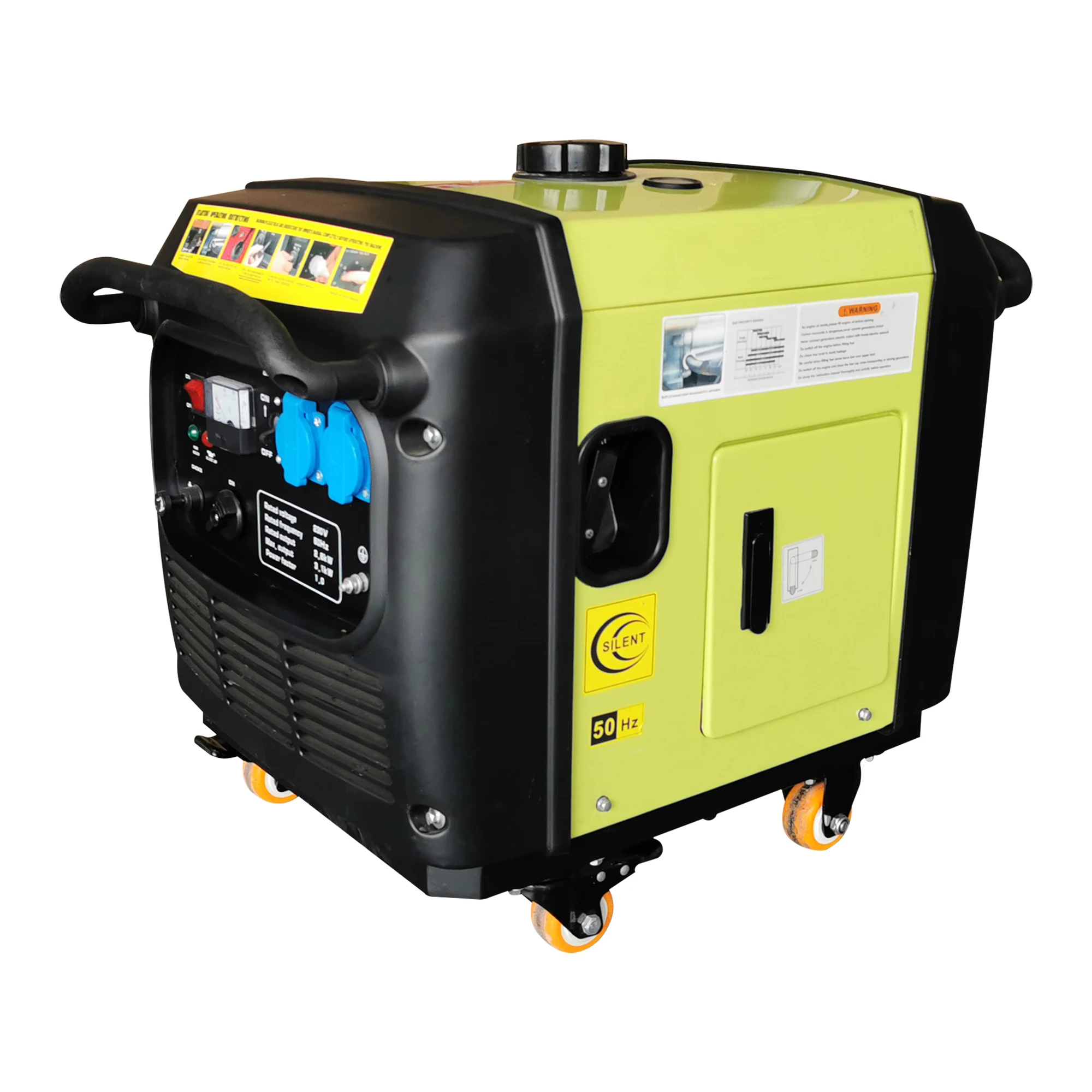 Silent 3kW 4kW gasoline inverter generator for 110V 220V 230V 240V household power