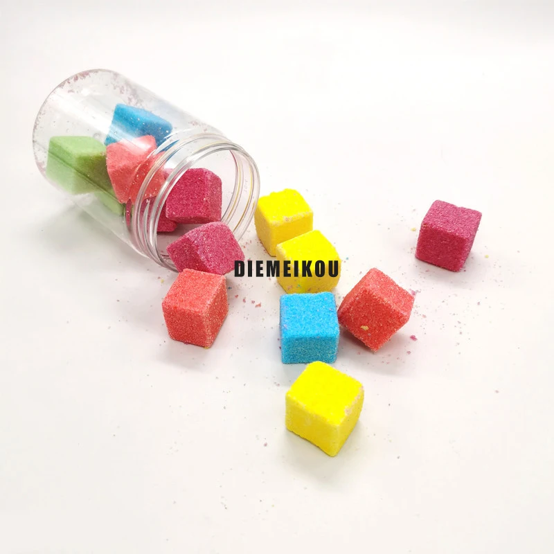 New Product Private Label Candy Body Scrub Clean Sweet Mini Size Skin Care Raw Material Exfoliating Candy Sugar Scrub