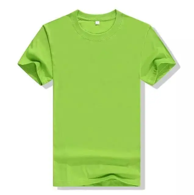 
Custom O-neck printing cotton blank T-shirt for women and men 