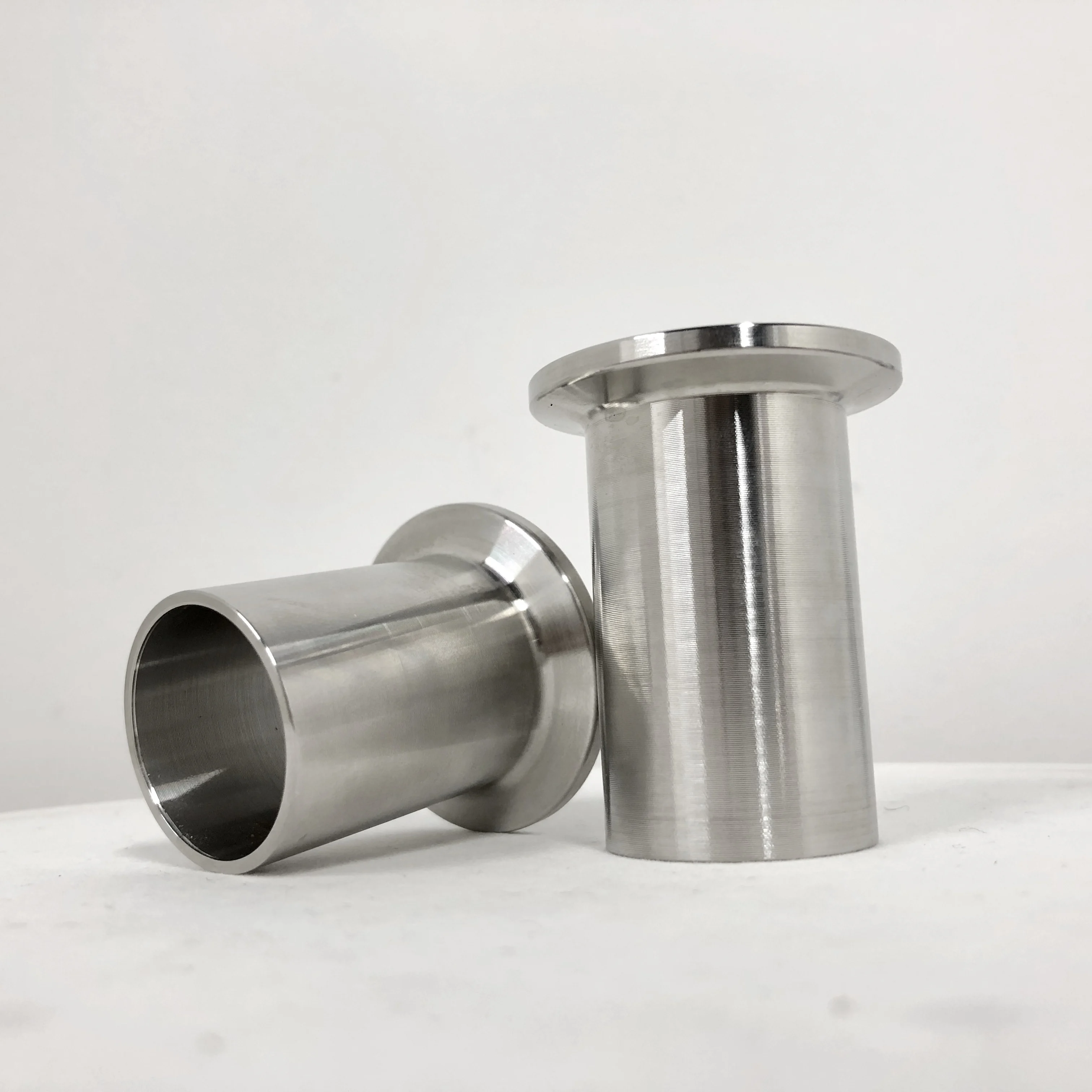 SS304 vacuum nipple fittings KF Stub end lapped flange