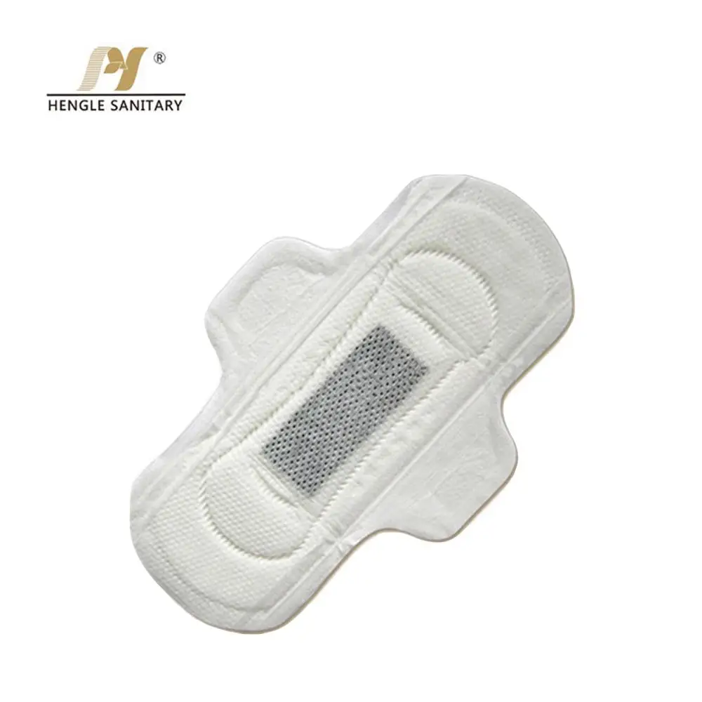 Wholesale High Quality Ultra Thin Absorption 100% Organic Cotton Negative Anion Women Sanitary Napkins Pads