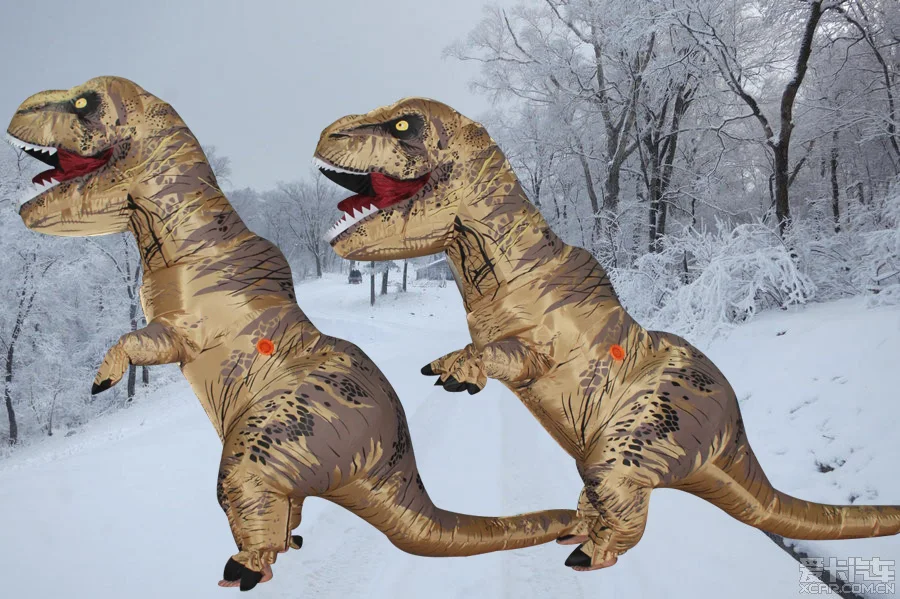 Гигантский T-REX надувной костюм 2021 способный преодолевать Броды для взрослых подходит