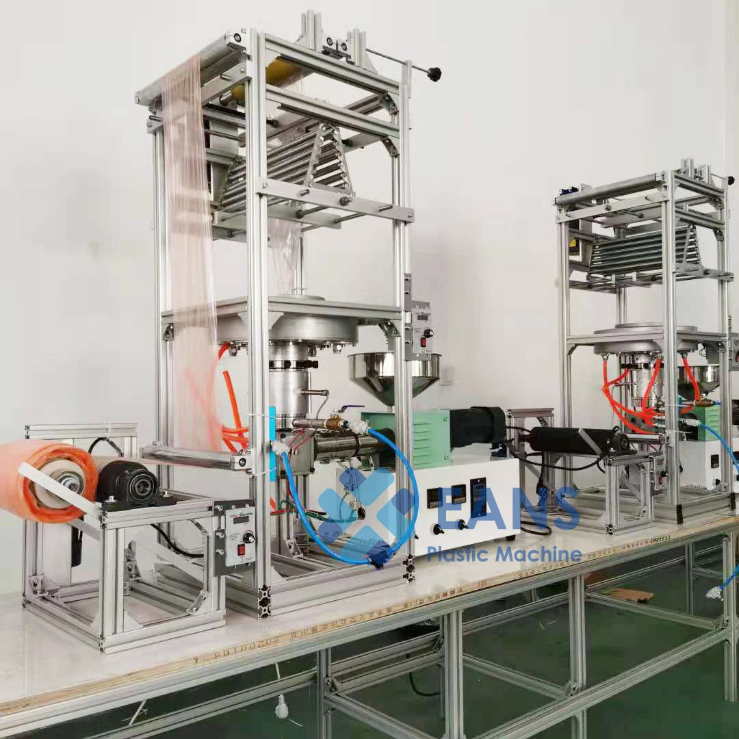Laboratory Small Plastic Film Bag Blowing Extruder Machine
