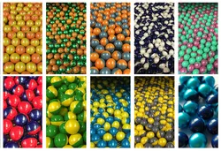 Cheap oil fill training grade paintball balls