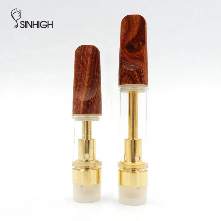  Sinhigh Gold CBD картридж для электронных сигарет с деревянным наконечником керамический 510 1