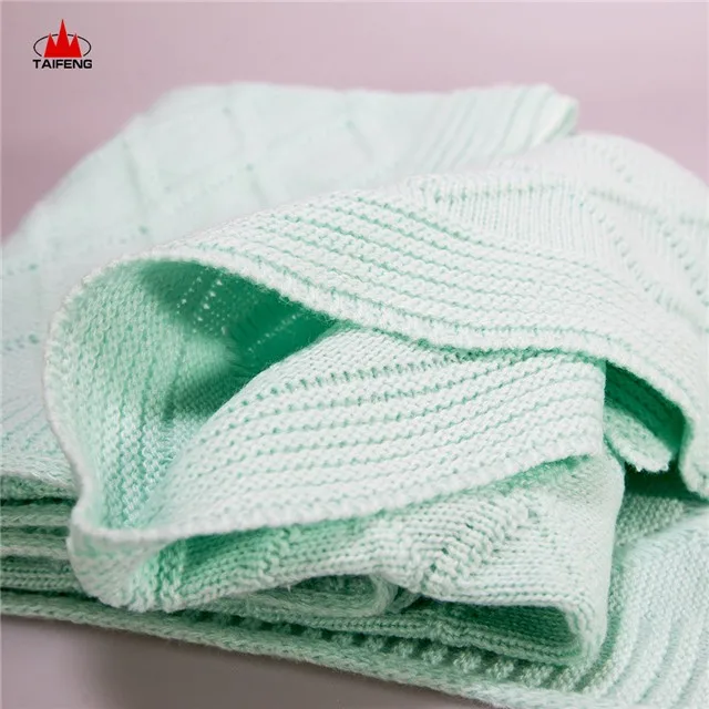 modern style thermal baby knitted  blanket