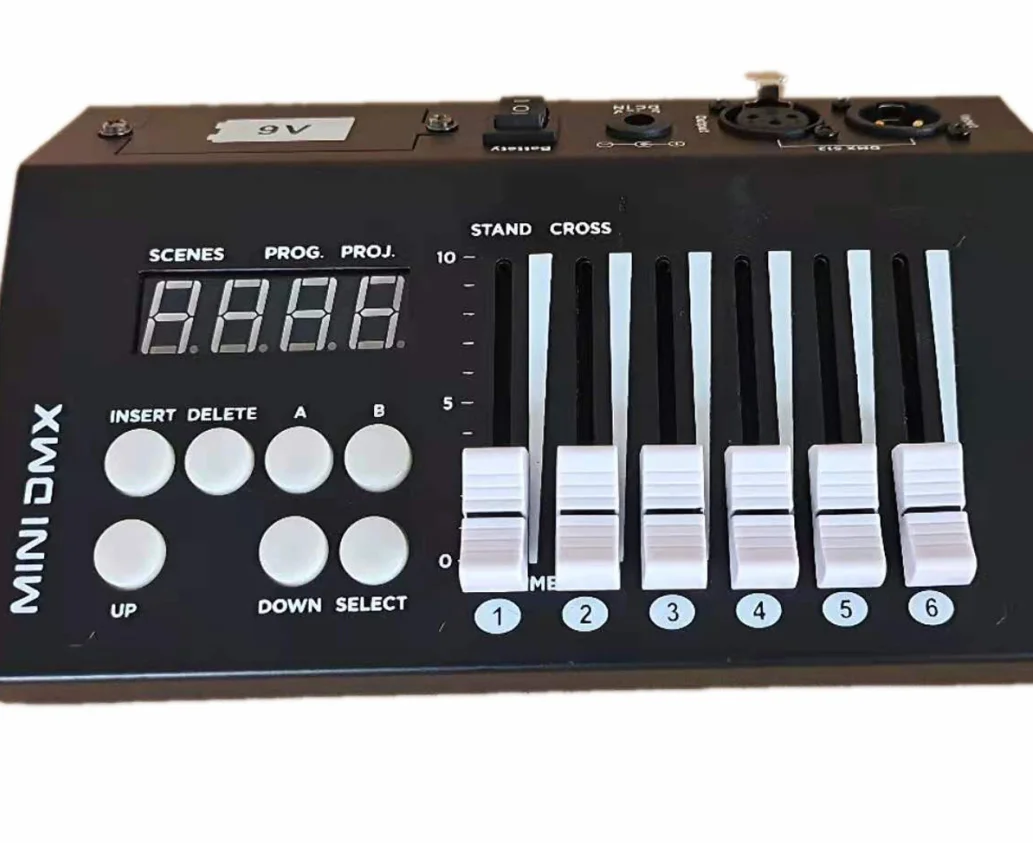 Мини-Контроллер освещения DMX54 54CH, контроллер световой консоли DMX 512 для дискотеки и сцены