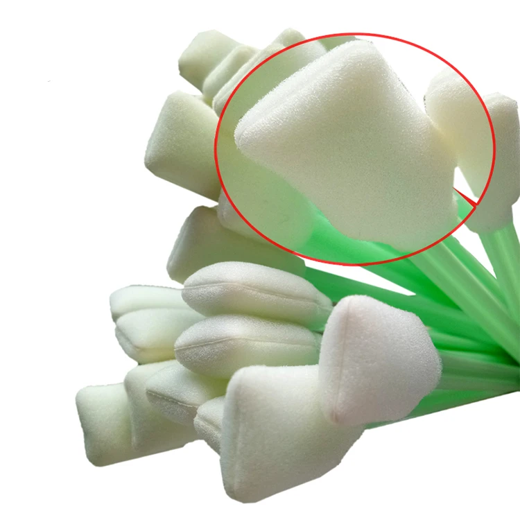 Wholesale High Quality Printer 100pcs Cleaning Brush For Inkjet Printer Printhead Ink Brush Print Head Clean Foam Tip Swab 18cm