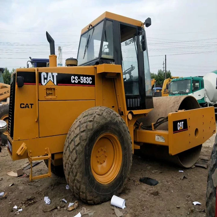 Hot sale second hand  cat Used CS-583C Compactor Road Rollers