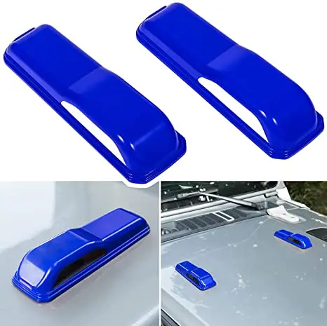 2PCS ABS Engine Hood Hinge Covers Decoration Cover Fit For Jeep Wrangler JL 2018+ Stickers Exterior Accessories