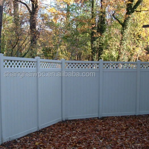 Home back yard fence, wind-resistant strong PVC fence