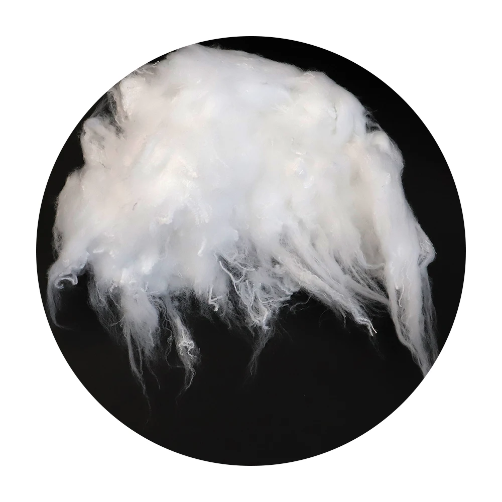 15DX51mm luster high viscosity high strength PA66 nylon 66 staple fiber for carpet