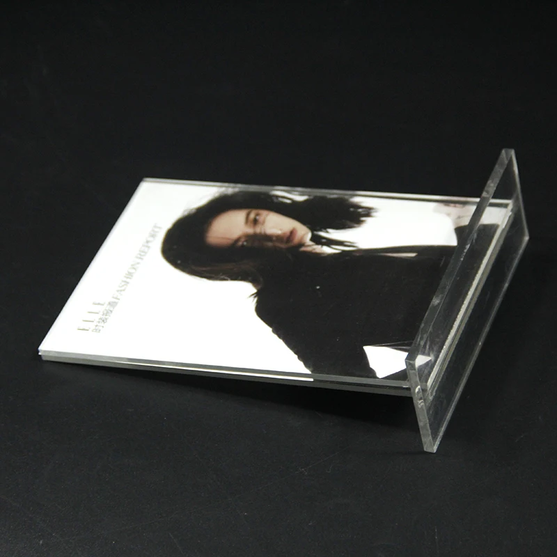 Clear Acrylic Sign Holder Acrylic Menu Display Stand Acrylic Table Sign Holder for Display Only