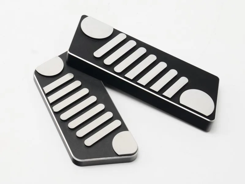 Factory outlet customized pattern grille face pattern gas pedal for Jeep wrangler JK 2007-2017 off-road car accessories