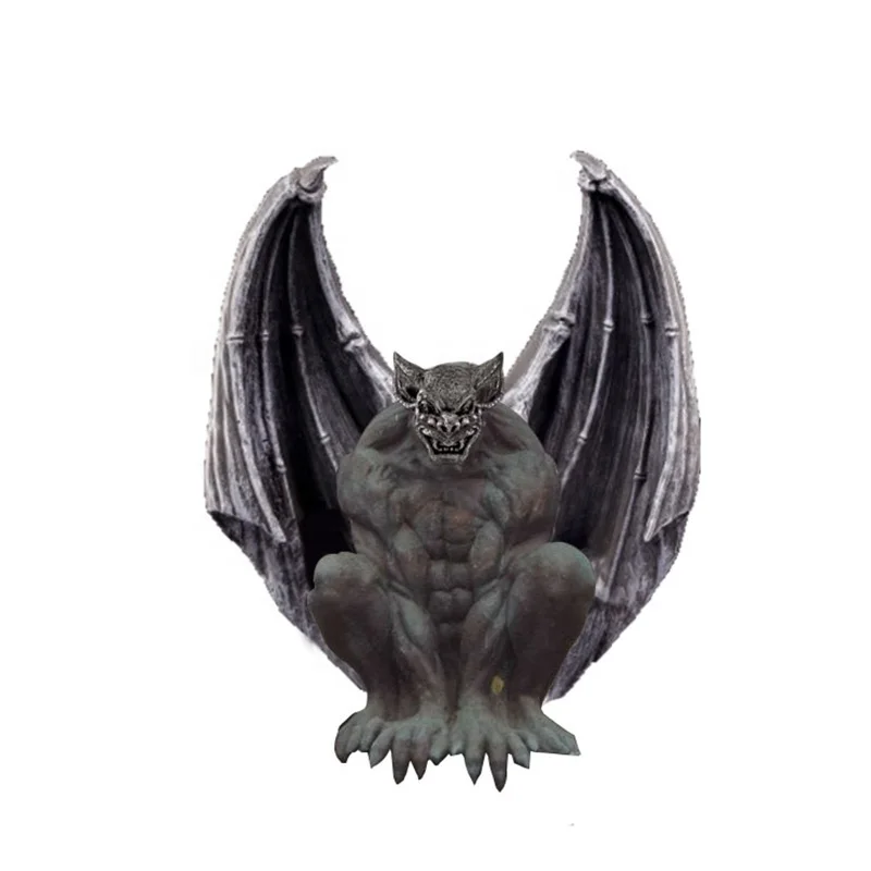 
life size hand casting animal bronze Gargoyle Statue Demon sculpture 