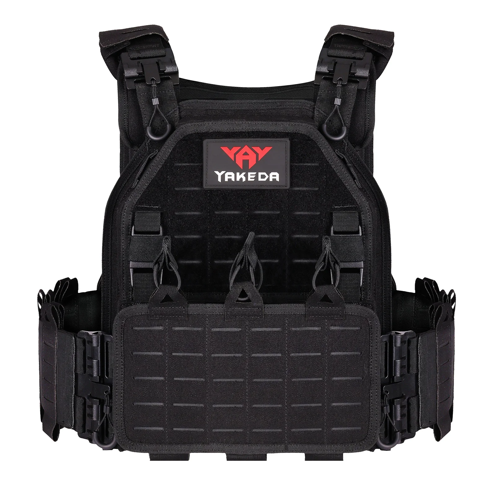 YAKEDA Light Weight Quick Release SWAT Combat Plate Carrier 1000D Nylon Molle Chaleco Tactico Military Tactical Vest