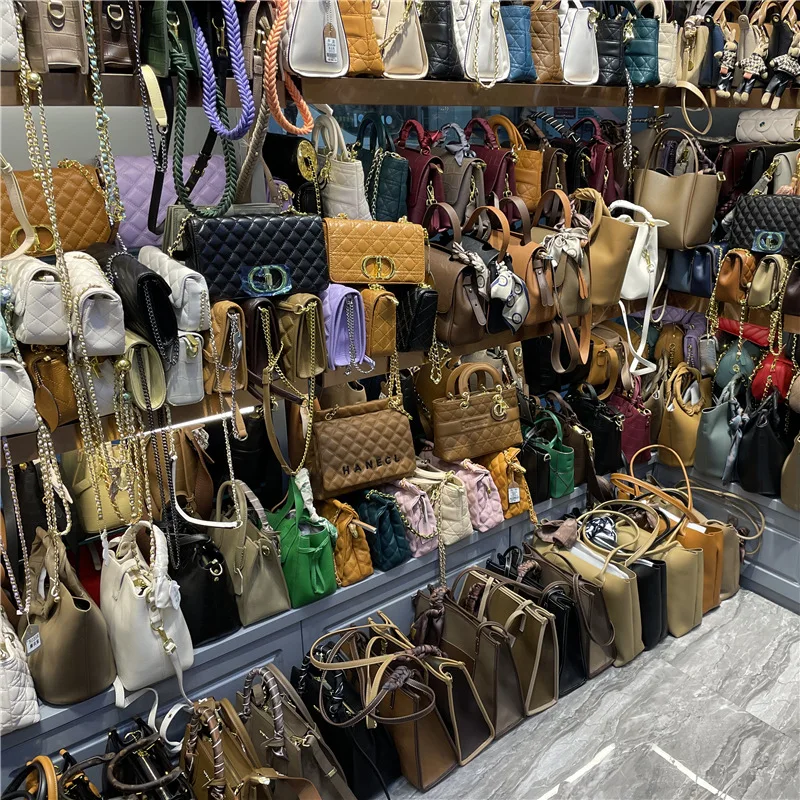 Factory Bulk Used Bags For Women Shoulder Bags Second Hand Leather Handbags stock bags