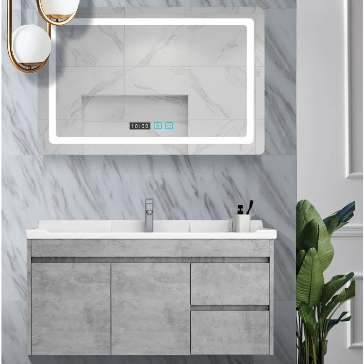 Wall Vanity Cabinets Corner Mounted Wooden Bathroom Bedroom Cabinet Shelf Storages