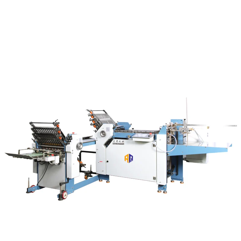 360mm 14 Z Fold Automatic Tissue Paper Pharmaceutical Leaflet Folding Machine Paper Sheet 180 M/min Production Capacity 50*105mm