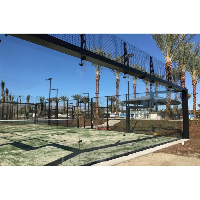 China Manufacture Custom Design Hot Sale Panoramic Canchas De Padel Tennis Court