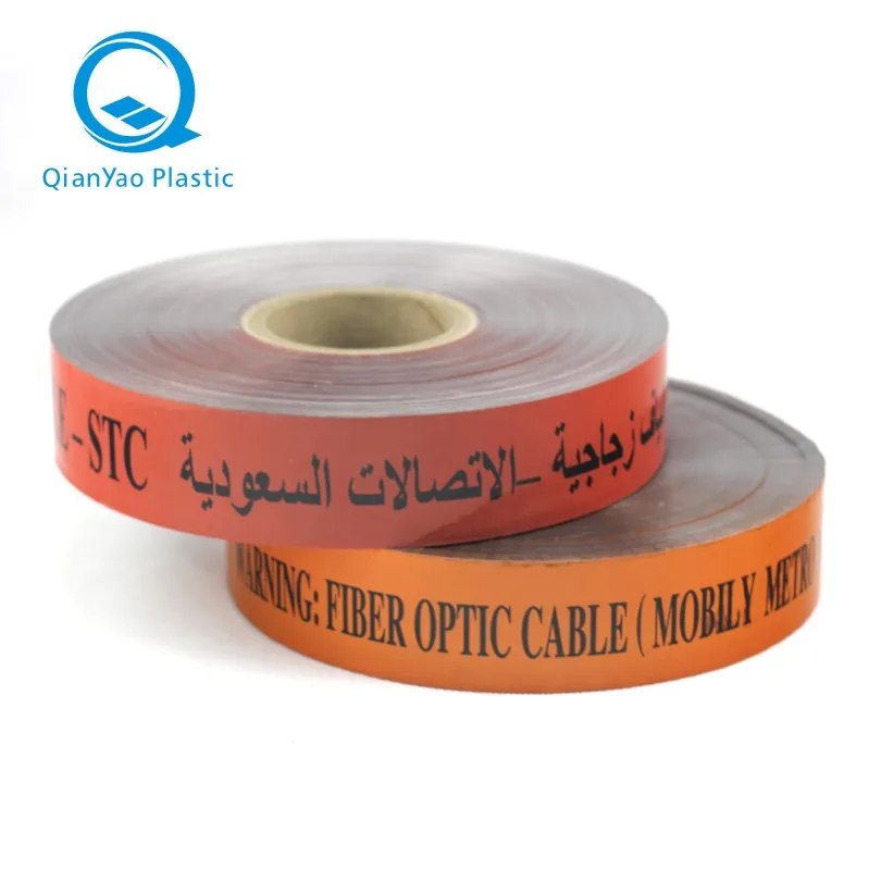 Wholesale Customized Colorful Printing Underground Cable Warning Pe Tape
