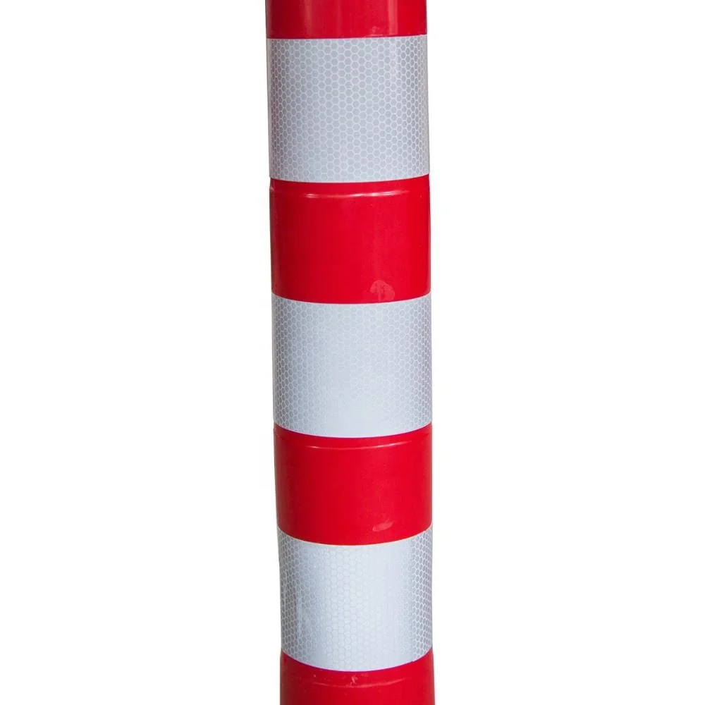 Antenna Post Reflective Flexible Plastic Traffic Road Safety Warning Post Bollard