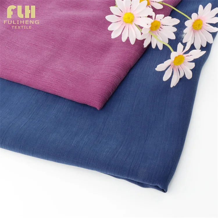 Chinese Style Design Manufacturing Custom Rayon Crepe Cupro Fabric